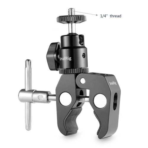 1124 Super Clamp Mount with 1/4" Screw Ball Head